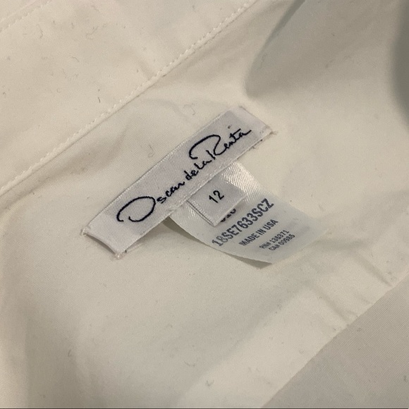 Oscar de la Renta Oversized Paint Splatter Shirt - Picture 5 of 6